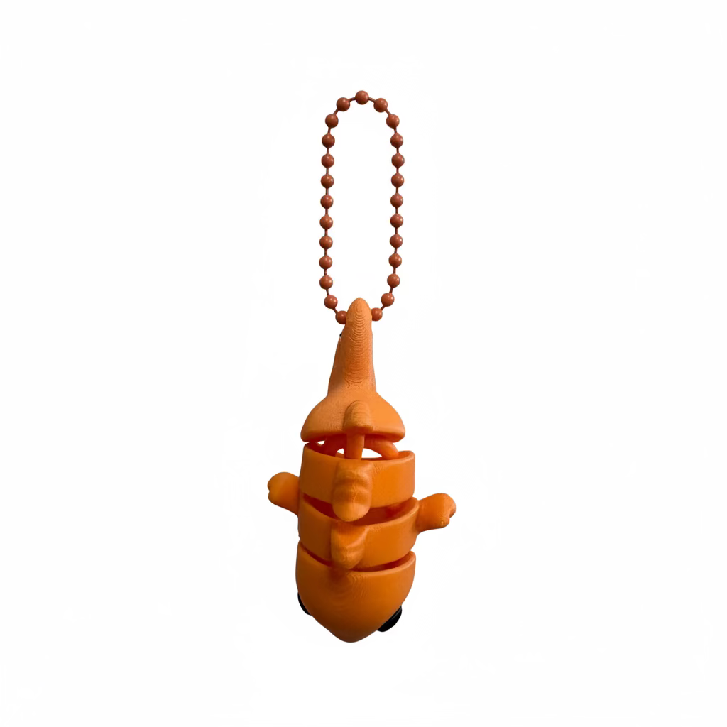 Ginger the Goldfish Keychain
